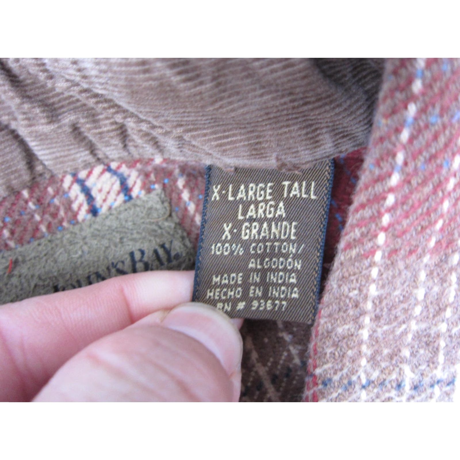 Vintage VINTAGE St Johns Bay Flannel Shirt Mens XLT Red Brown 90s Long Sleeve Pattern Plaid Button-Up Size US XL / EU 56 / 4 - 4 Thumbnail