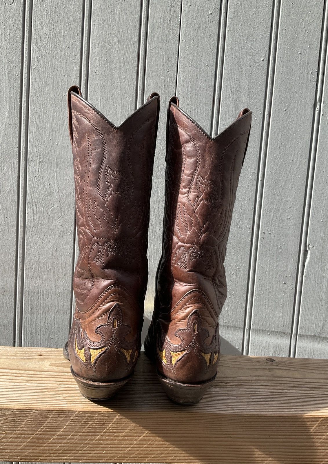 Sendra Sendra cowboy boots gold/silver metal elements Size US 8.5 / EU 41-42 - 8 Thumbnail