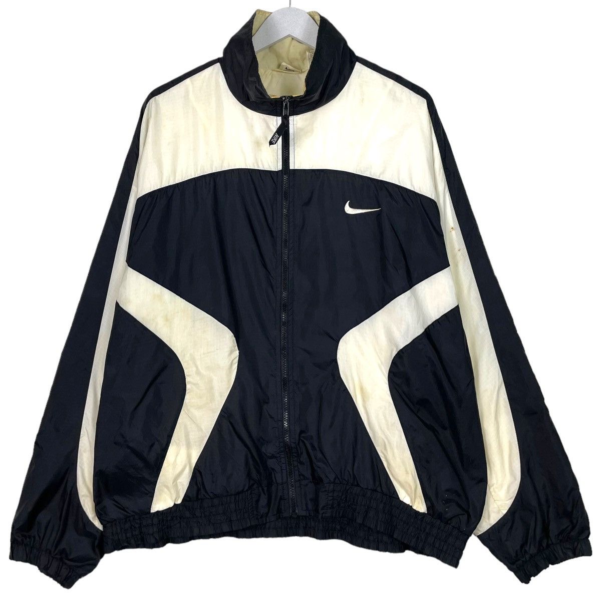 Nike × Vintage 💥90s NIKE SPORTWEAR TRACK WINDBREAKER JACKET Size US L / EU 52-54 / 3 - 1 Thumbnail