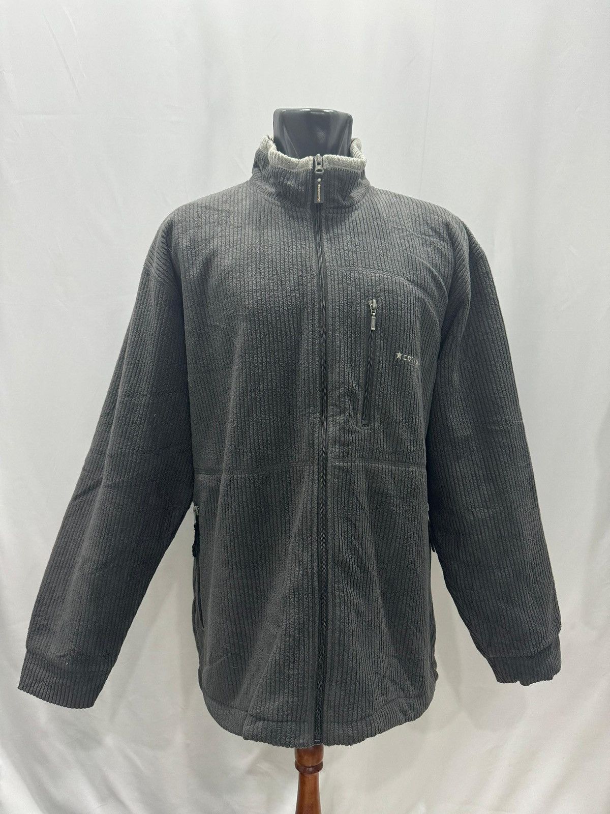 Converse Converse Corduroy Jacket Mens Full Zip Coat Size US XXL / EU 58 / 5 - 1 Thumbnail
