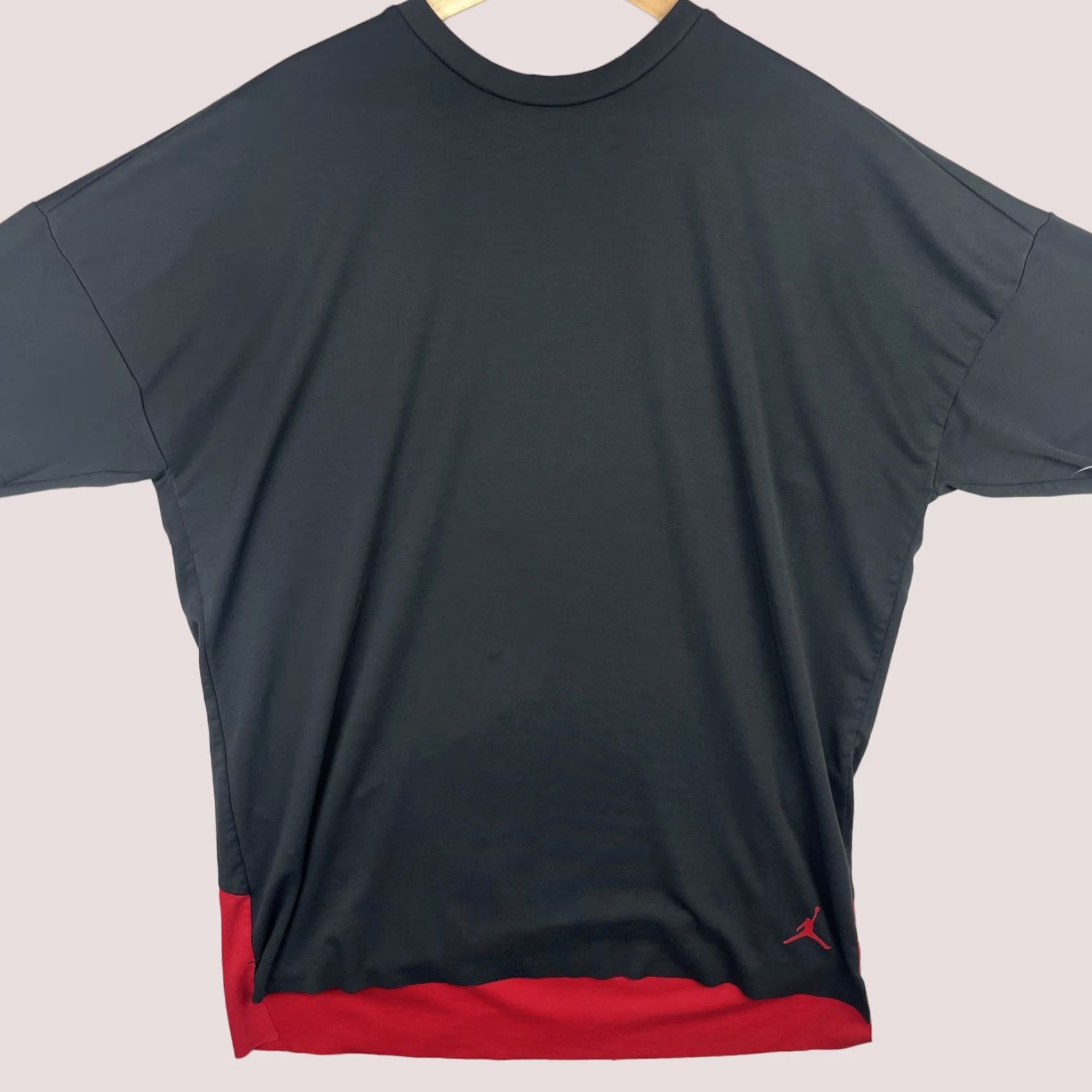 Jordan Brand Jordan Tech Pack Shirt Mens Large Red Black Jumpman Short Sleeve Oversized Tee Size US L / EU 52-54 / 3 - 1 Thumbnail