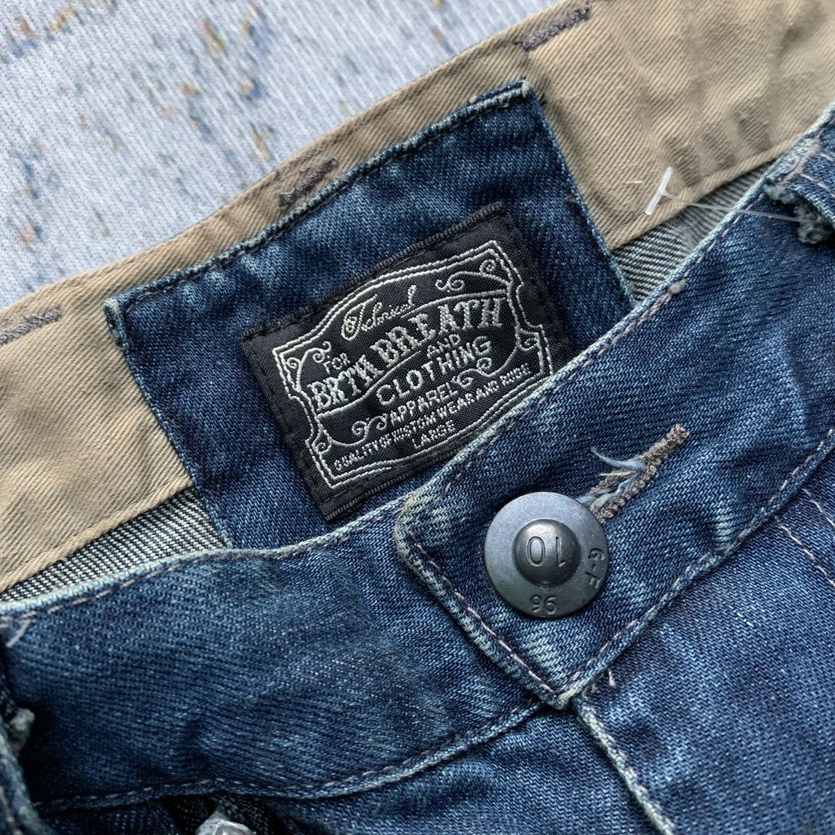 If Six Was Nine × Japanese Brand × Vintage Rare Vintage BRTH Breath Artisan Jeans Multi Zippers Size US 32 / EU 48 - 6 Thumbnail
