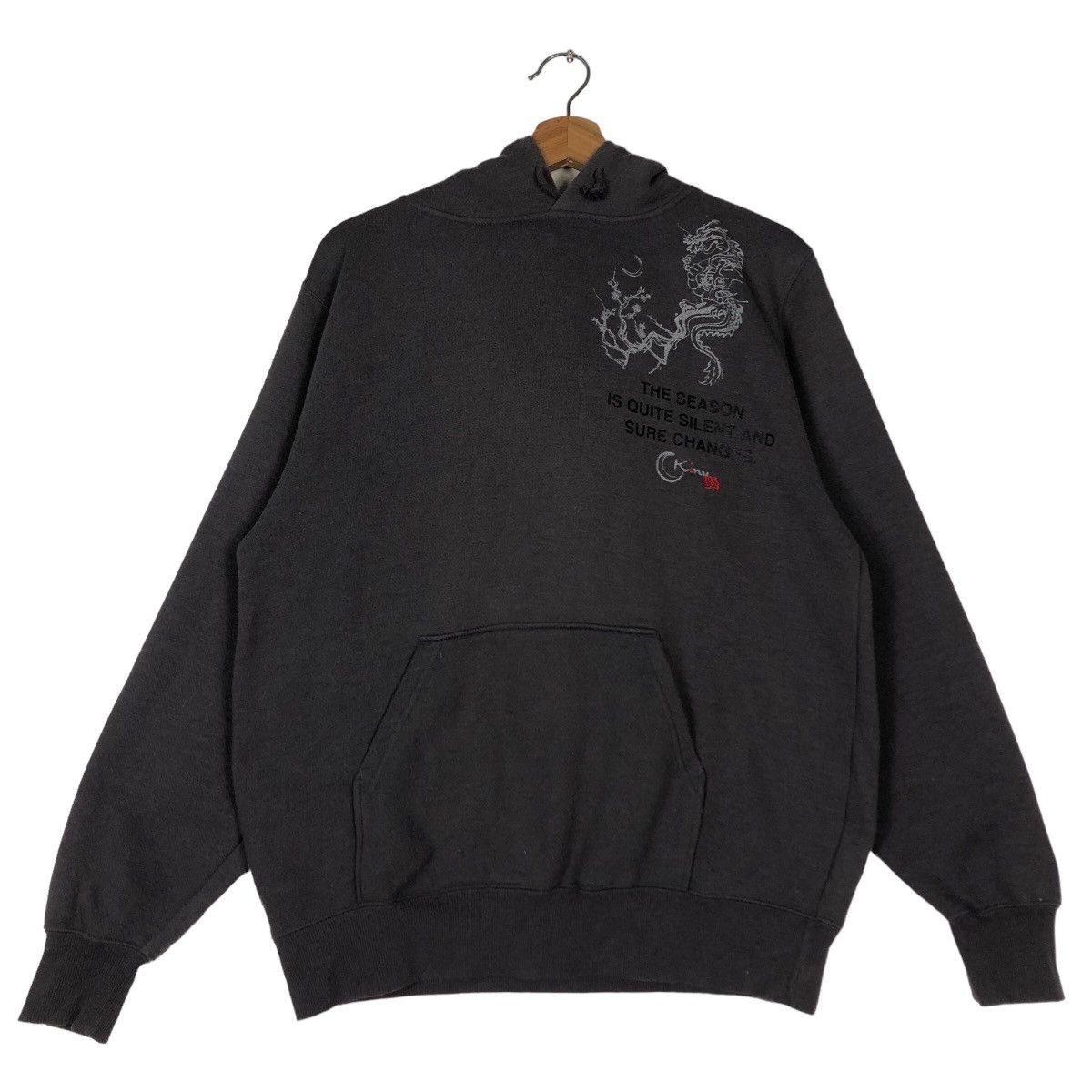 Japanese Brand 90’s Vtg Hoodie Pull Over Punk Design Inspire Chrome Hearts Size US M / EU 48-50 / 2 - 1 Thumbnail