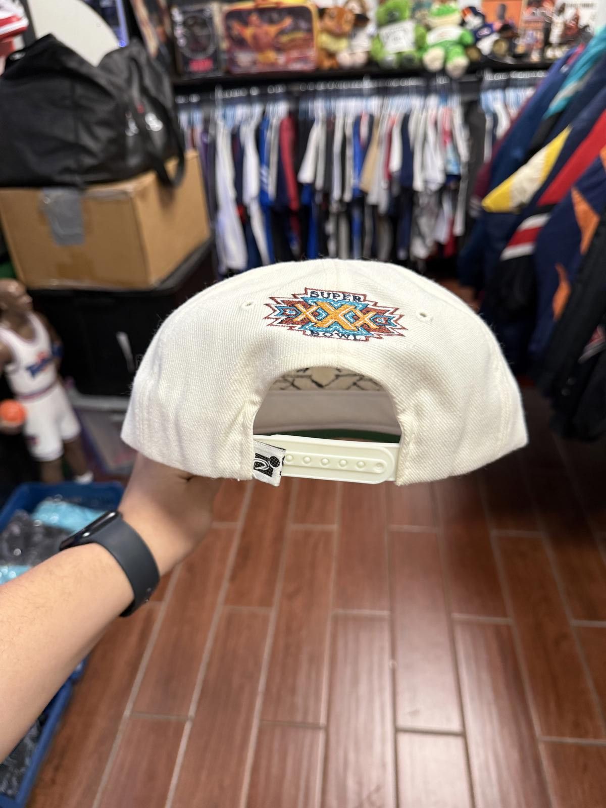 Sports Specialties 90's Vintage Cowboys XXX Super bowl Snapback Hat Size ONE SIZE - 4 Thumbnail