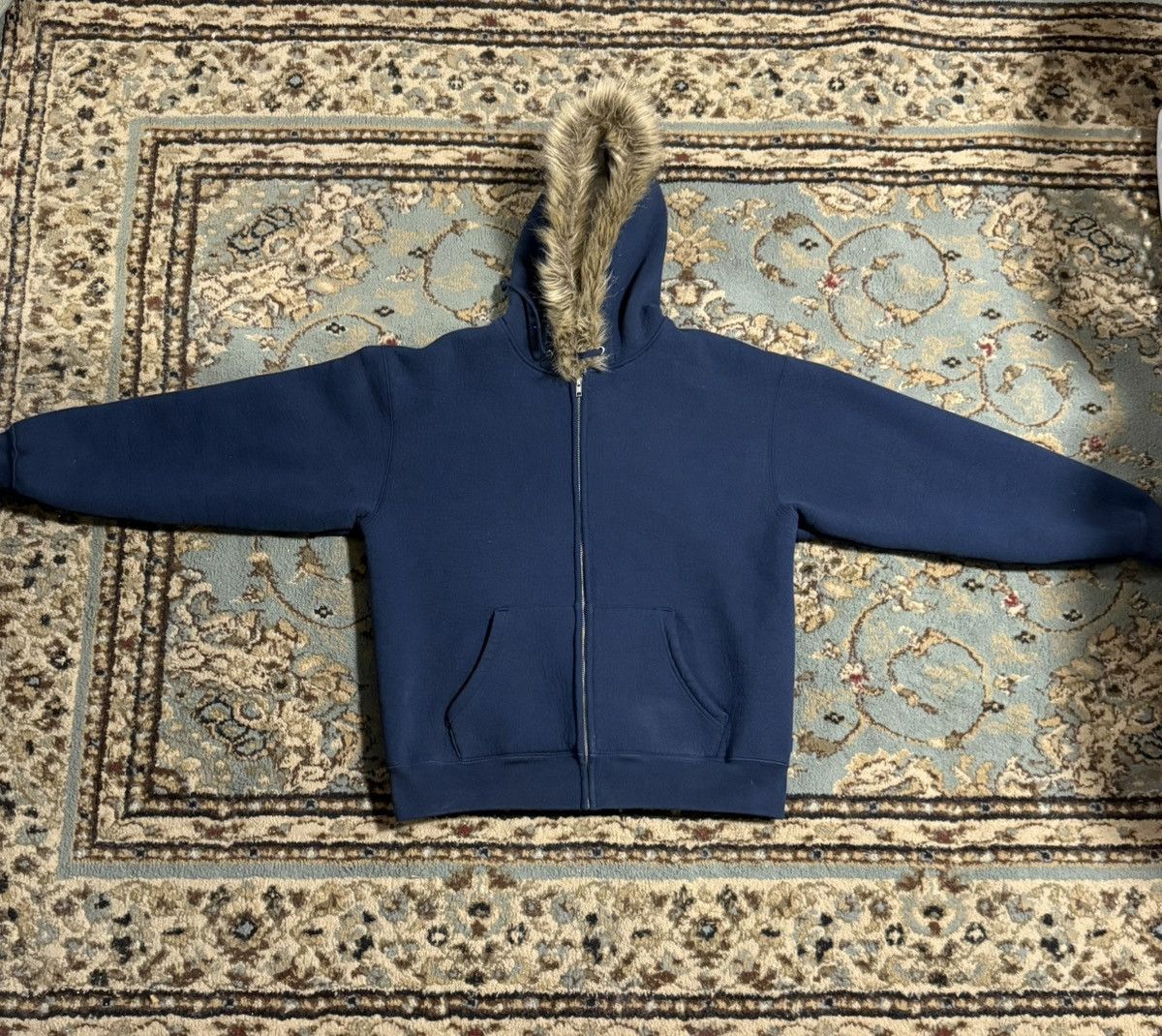 Supreme × Umbro Supreme Umbro Zip Up Sweater in Light Blue | Grailed