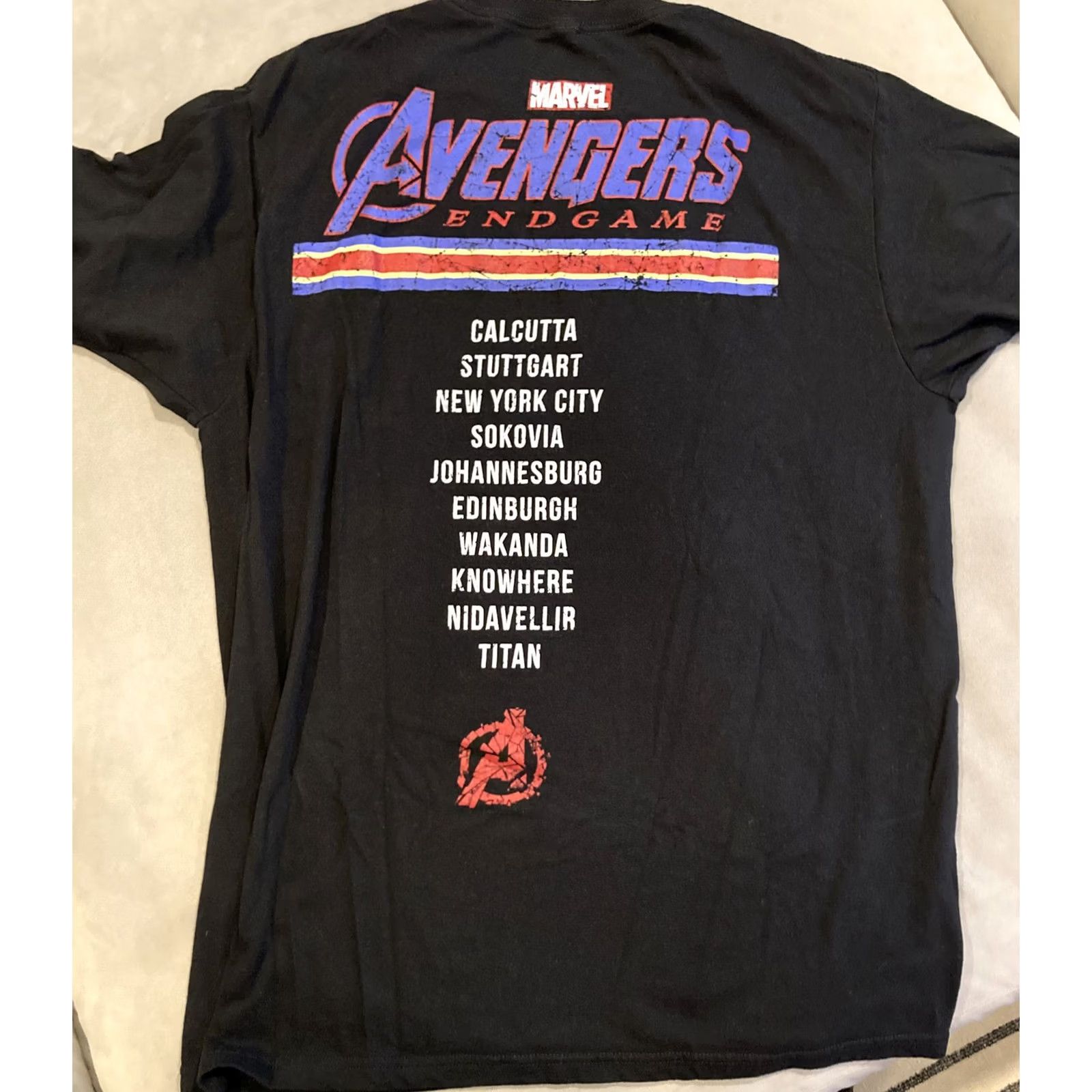 Vintage Marvel Avengers End Game OPENING NIGHT PROMO T Shirt - Size Large Size US L / EU 52-54 / 3 - 4 Thumbnail
