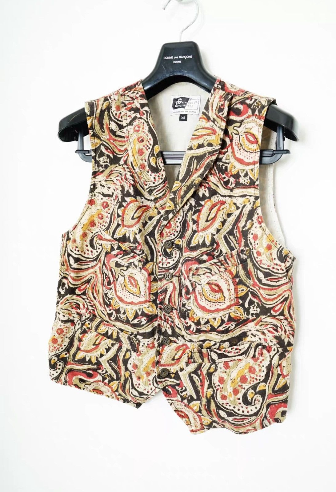 Engineered Garments Engineered Garments Paisley Vest Size US XS / EU 42 / 0 - 2 Thumbnail