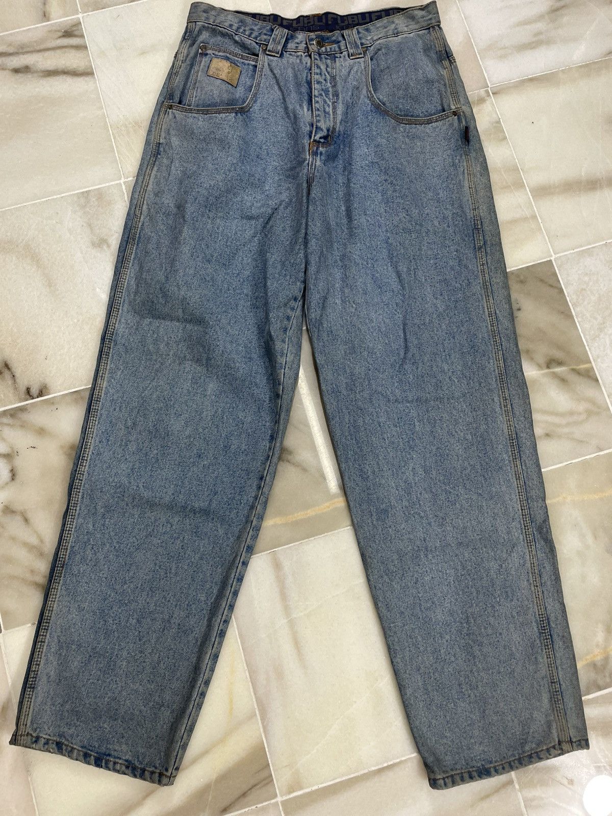 Fubu × Japanese Brand Fubu Vintage Baggy Skateboarder Jeans Size US 32 / EU 48 - 1 Thumbnail