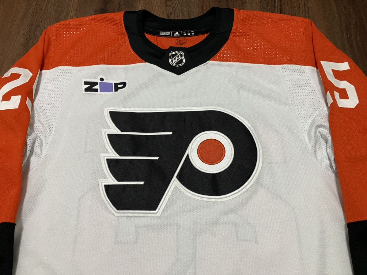 Adidas NWT Philadelphia Flyers Heck Adidas MiC NHL Hockey Jersey 56 Size US XXL / EU 58 / 5 - 2 Thumbnail