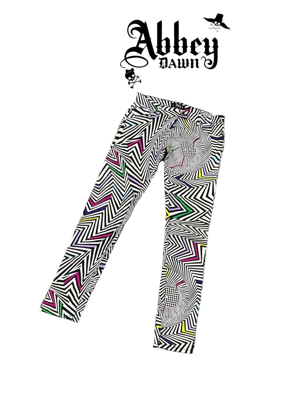 Girl Skateboards × Hysteric Glamour × If Six Was Nine Avril Lavigne Abbey Dawn Skate8 Statement Skinny Pants Size US 30 / EU 46 - 4 Thumbnail
