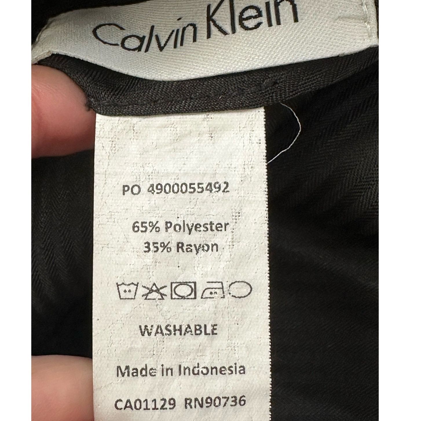 Calvin Klein Calvin Klein men gray dress pants size 34X30 Size US 34 / EU 50 - 3 Thumbnail