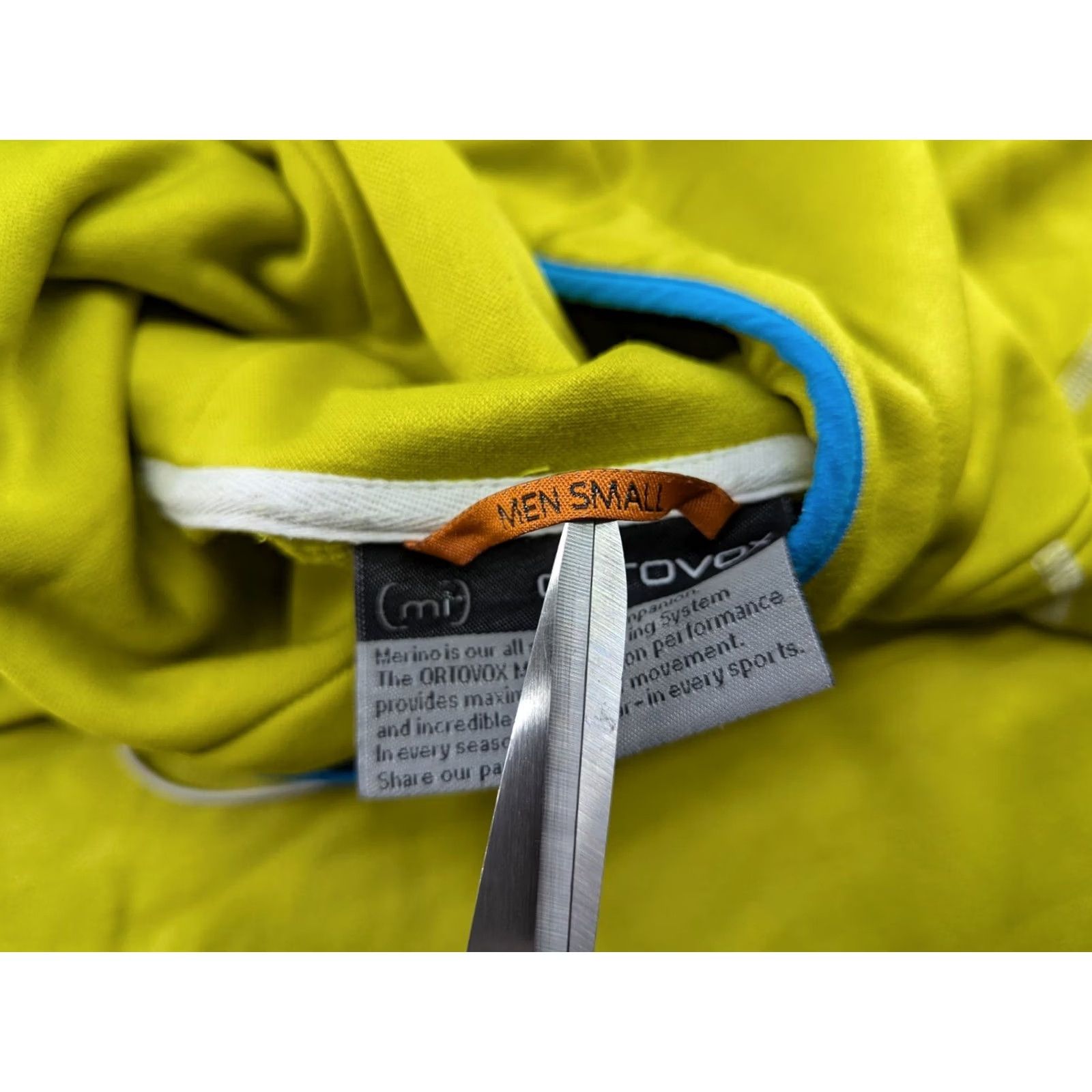 ORTOVOX Ortovox Mens Hoodie Small Yellow Jacket Merino Wool Inside Outdoor Sweatshirt Hoodie Pullover Full Zip Mens XS? Size US S / EU 44-46 / 1 - 6 Thumbnail