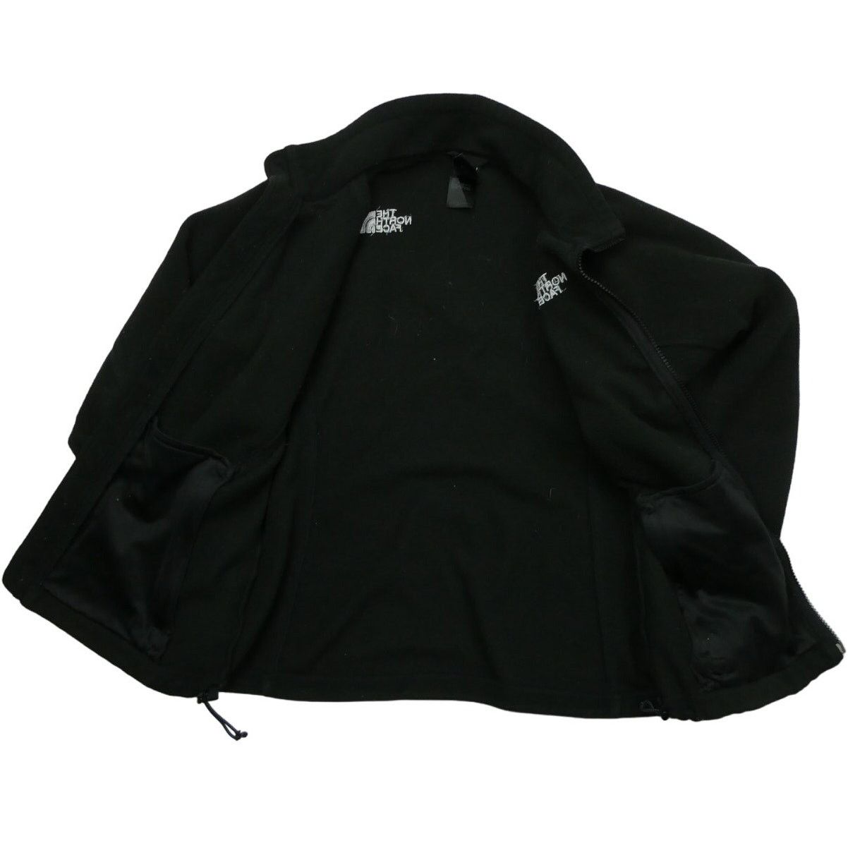 The North Face women's The North Face fleece full zip jacket, black, small Size S / US 4 / IT 40 - 3 Thumbnail