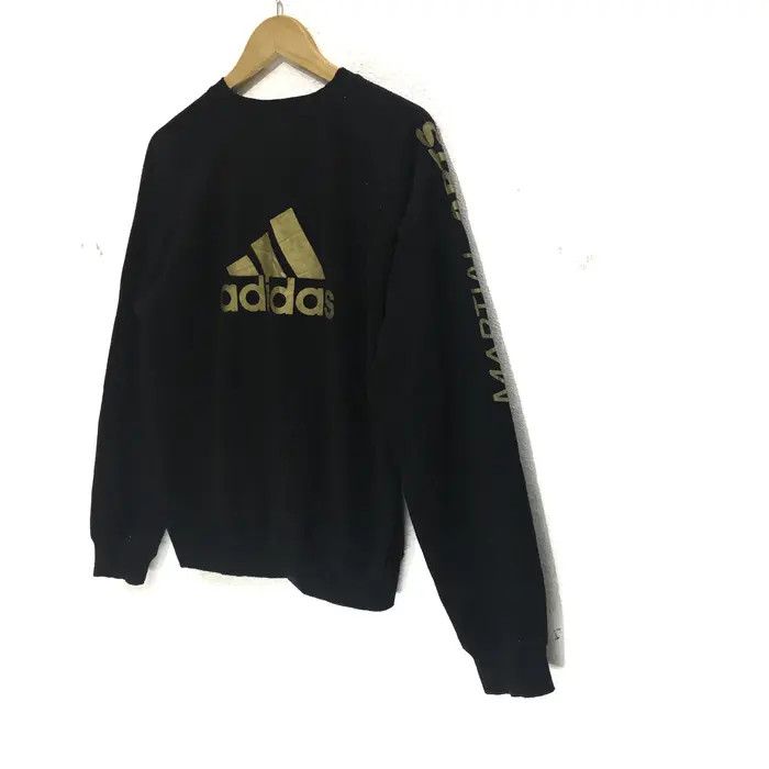 Adidas Vtg ADIDAS EQT Martial Arts Sweatshirt Black Sweater Jumper Size US M / EU 48-50 / 2 - 5 Thumbnail