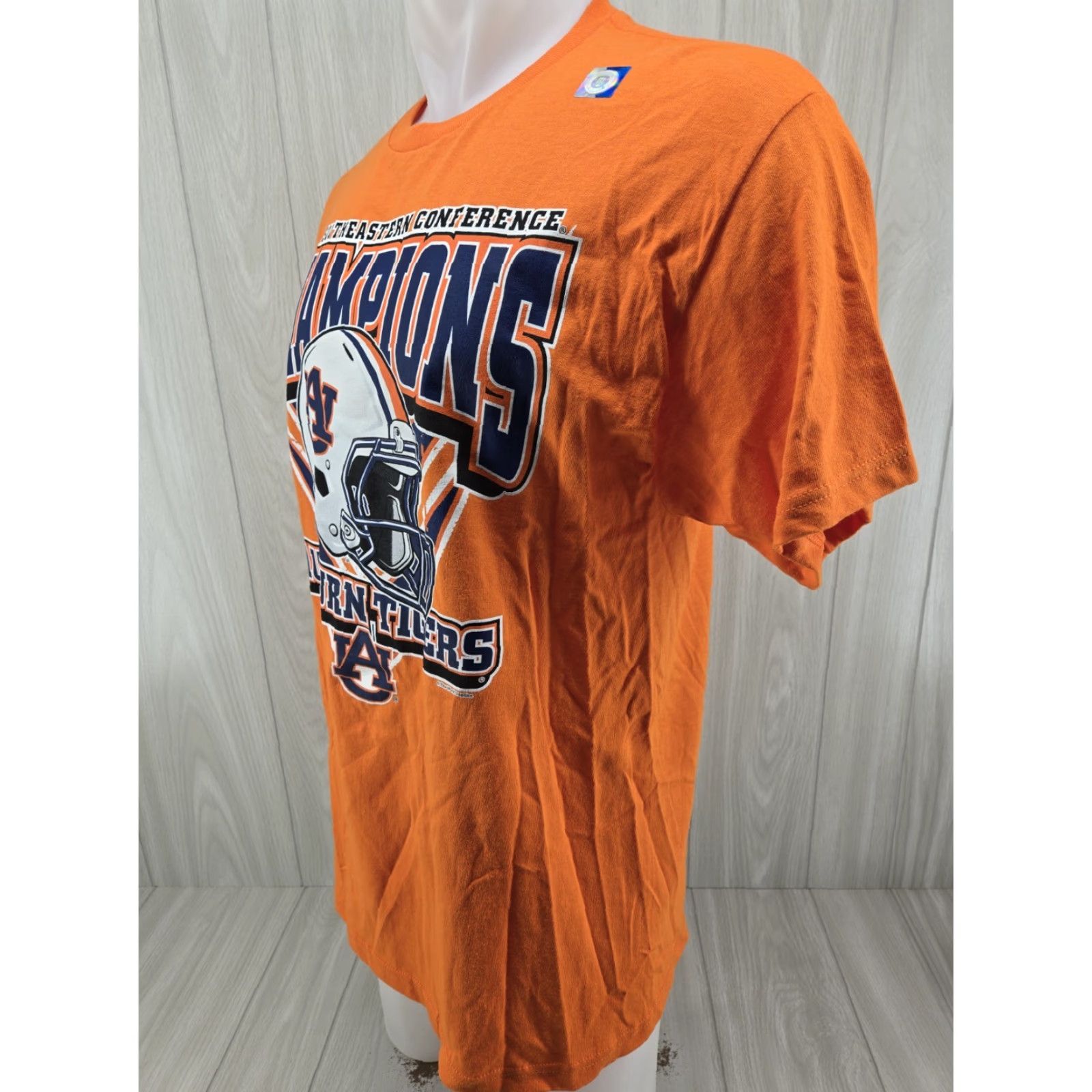 Delta Auburn Tigers 2013 SEC Champions Shirt Delta Adult Large Orange T-Shirt Men Size US L / EU 52-54 / 3 - 4 Thumbnail