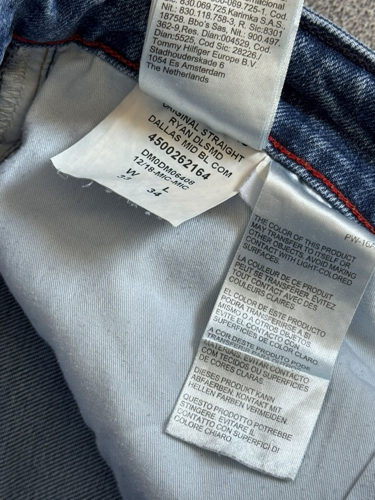 Tommy Hilfiger Tommy Hilfiger 33/34 Ryan straight denim pants trousers 👖 Size US 33 - 12 Thumbnail