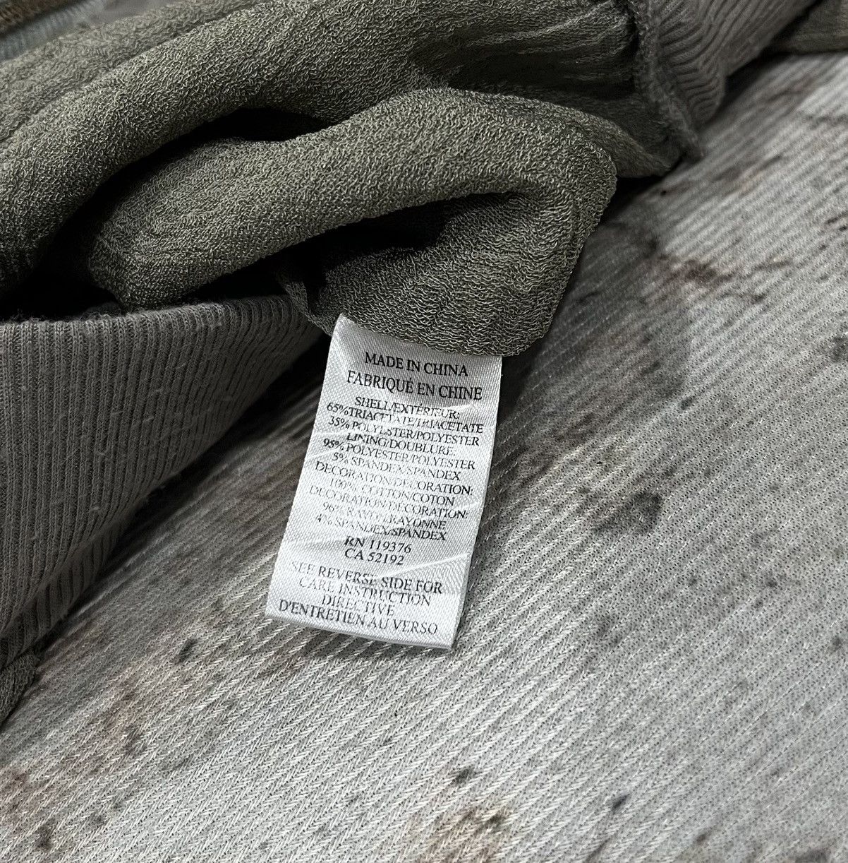 Helmut Lang 🛎️Need gone🛎️ Helmut Lang Concrete Raw Grey Bomber Jacket Size US S / EU 44-46 / 1 - 8 Thumbnail