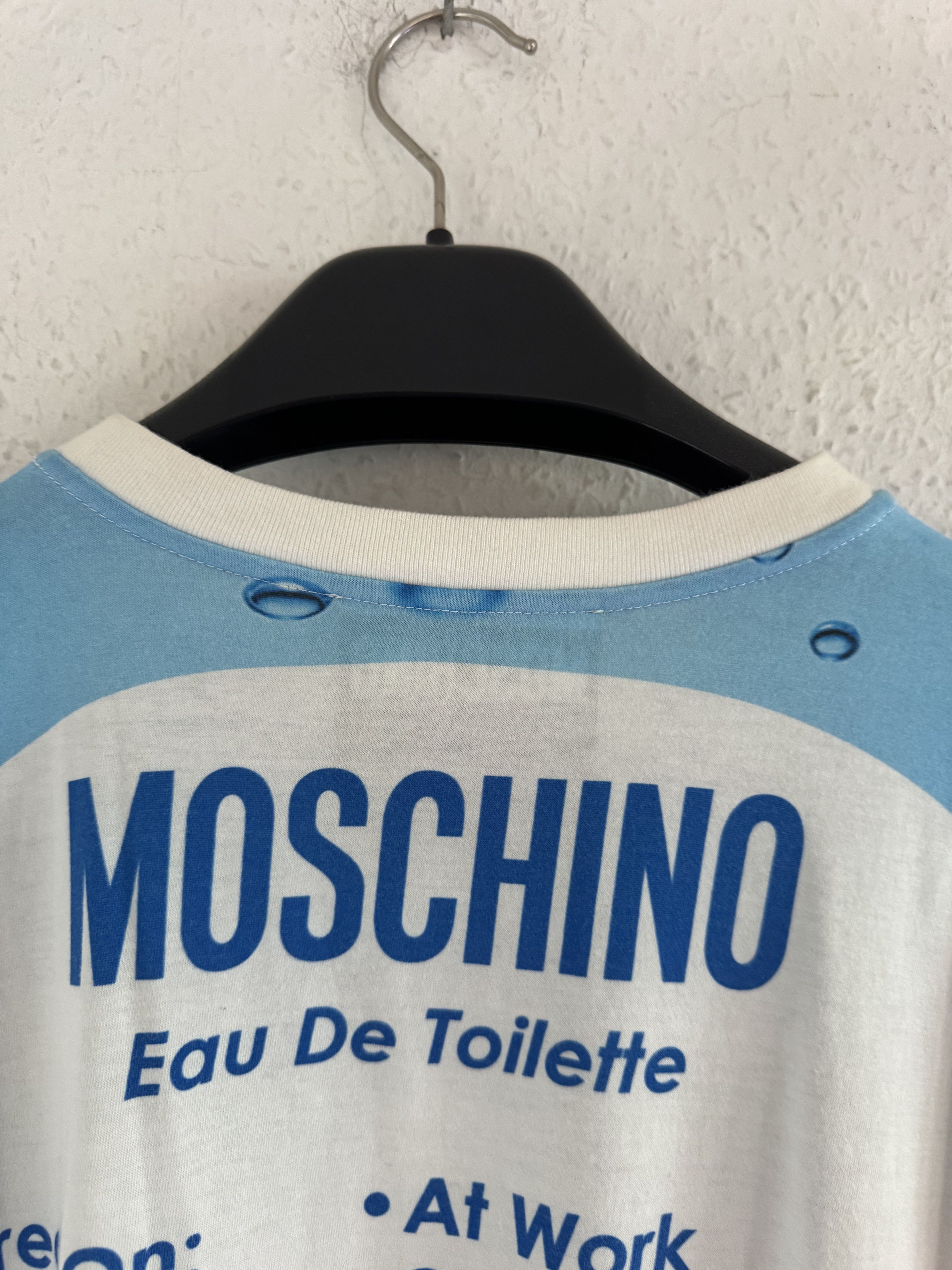 Moschino Fresh Fragrance Graphic Oversized T-Shirt Size US XXS / EU 40 - 13 Thumbnail