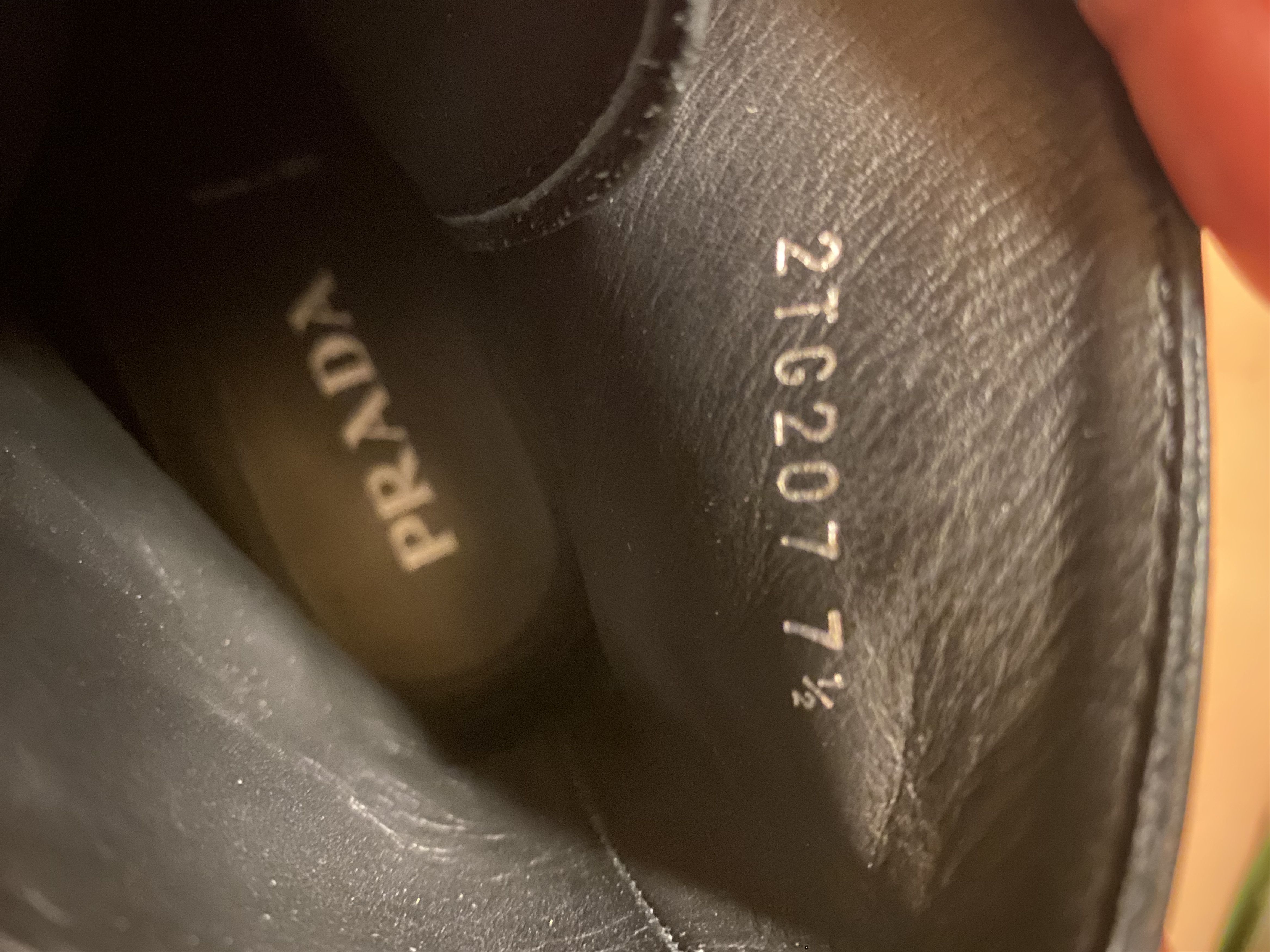 Prada Prada Men Monolith Lug Sole Leather Combat Black 2TG207 7.5 Size US 7.5 / EU 40-41 - 12 Thumbnail