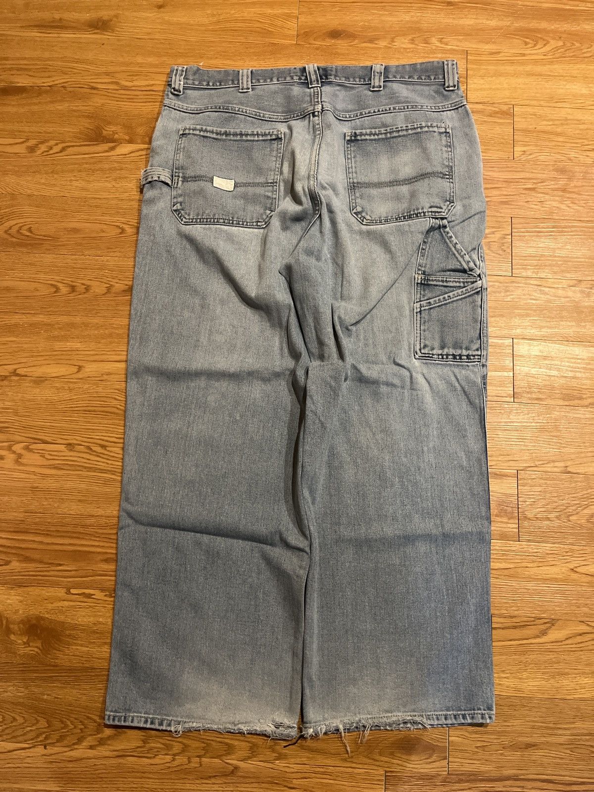Old Navy vintage 90’s baggy light wash old navy painters jeans Size US 39 - 1 Thumbnail