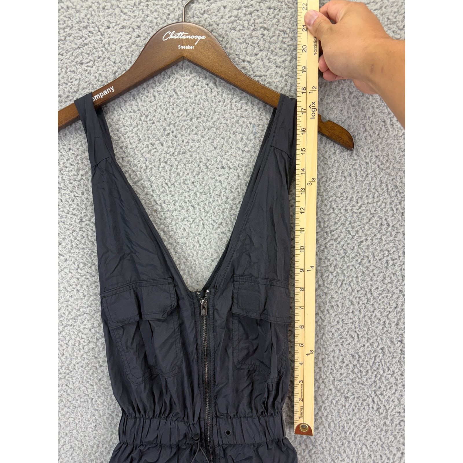 Free People Free People Tropic Sport One Piece Jumpsuit Womens XS Black Size 26" / US 2 / IT 38 - 2 Thumbnail