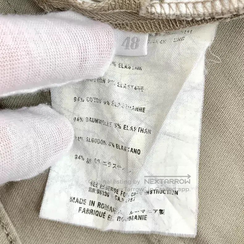 Prada Prada Khaki logo letter embroidery cotton casual trousers Size US 32 / EU 48 - 9 Thumbnail