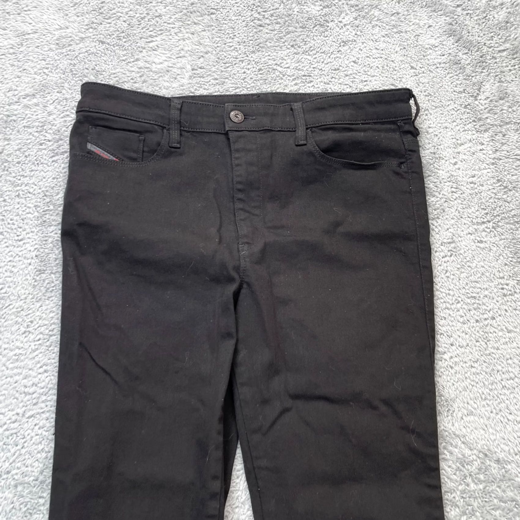 Diesel Diesel Jeans Mens 30 Black Skinzee High Super Slim Skinny Leg Denim Logo Cotton Jeans Size US 30 / EU 46 - 5 Thumbnail