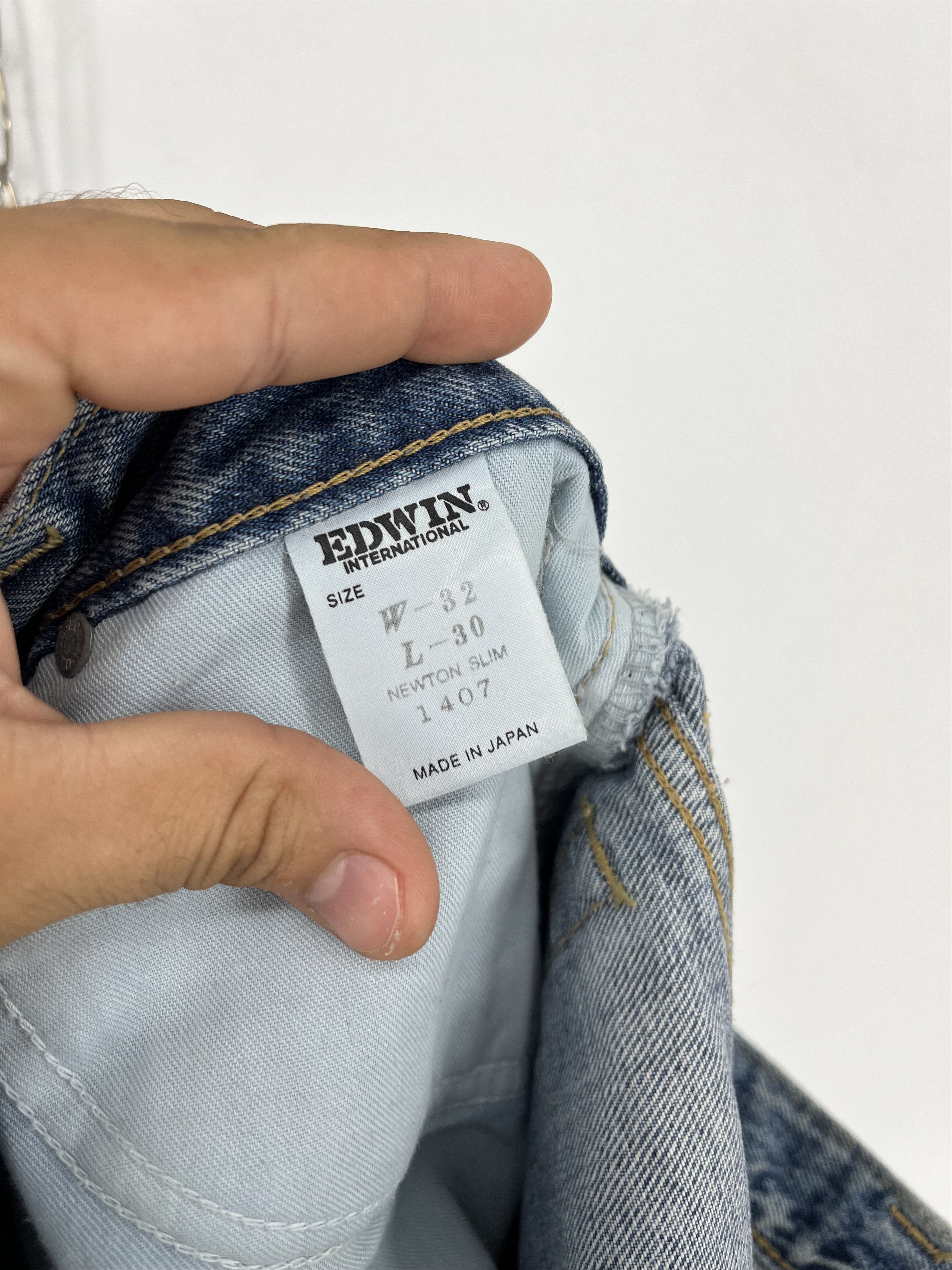 Edwin × Japanese Brand × Vintage Vintage Edwin Made In Japan Newton Slim 32/30 Size US 32 / EU 48 - 10 Thumbnail