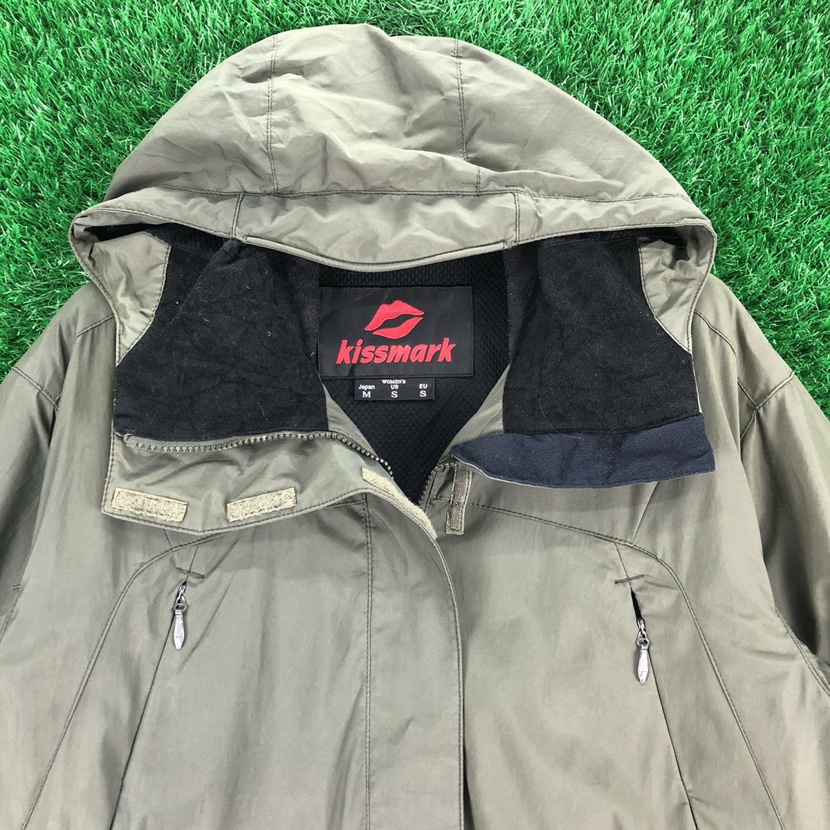 Japanese Brand Vintage 90's Windbreaker Ski Jacket Hoodie by Kissmark Size S / US 4 / IT 40 - 7 Thumbnail