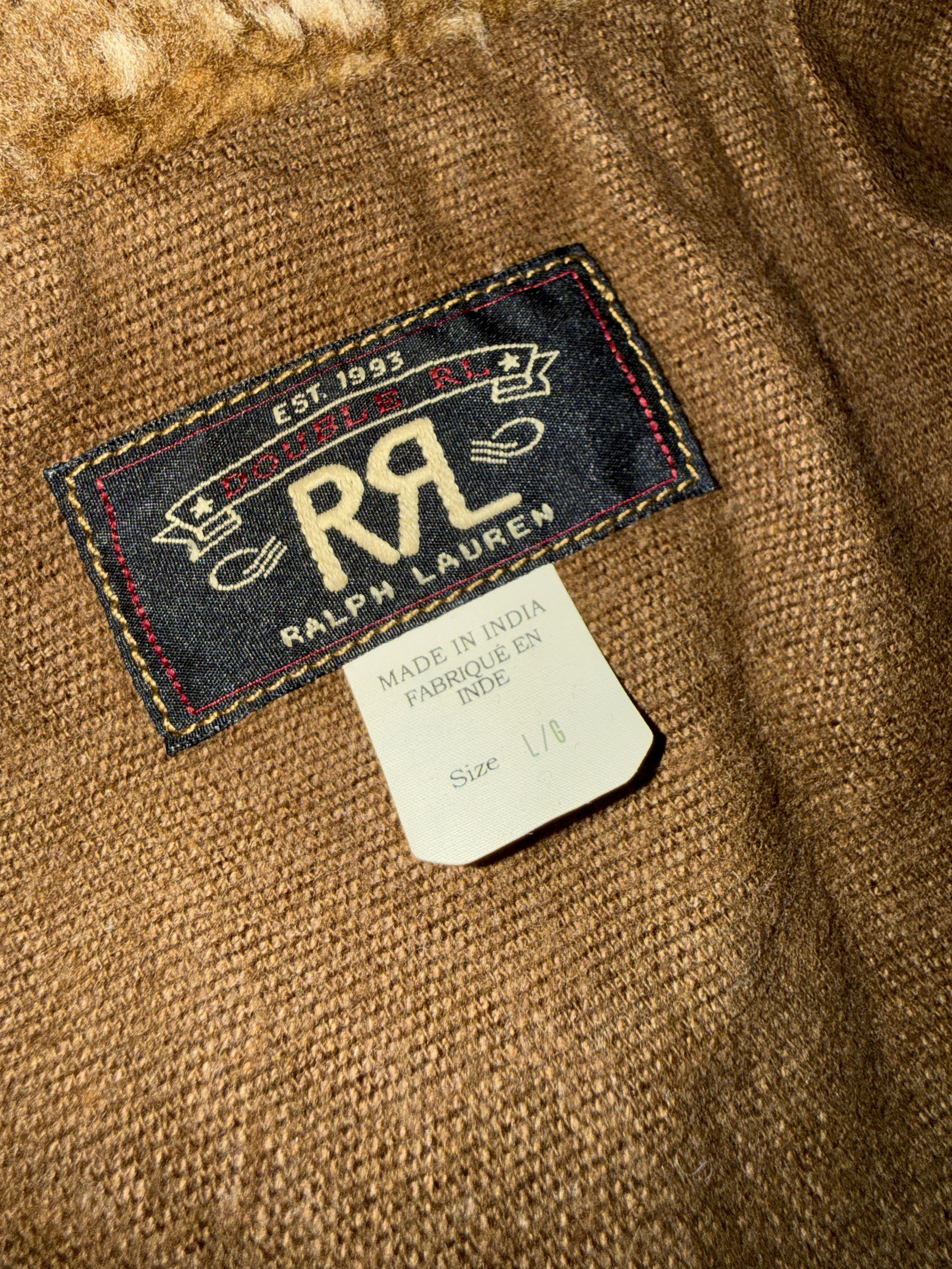 RRL Ralph Lauren RRL Talaton Plaid Wool Grizzly Jacket Red/Black/Multi Size US L / EU 52-54 / 3 - 6 Thumbnail