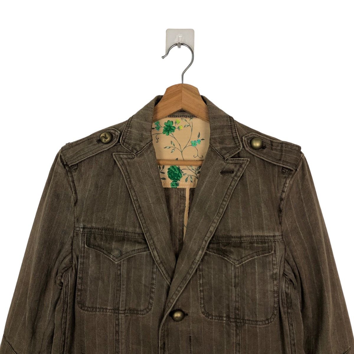Boycott HERRINGBONE PARACHUTE BIKER JACKET BOYCOTT JAPAN Size US M / EU 48-50 / 2 - 2 Thumbnail