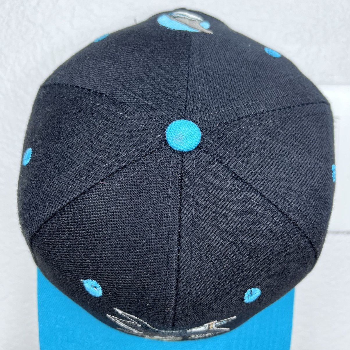 NHL Vintage 1990s San Jose Sharks Two Tone Embroidered Snapback Size ONE SIZE - 8 Thumbnail