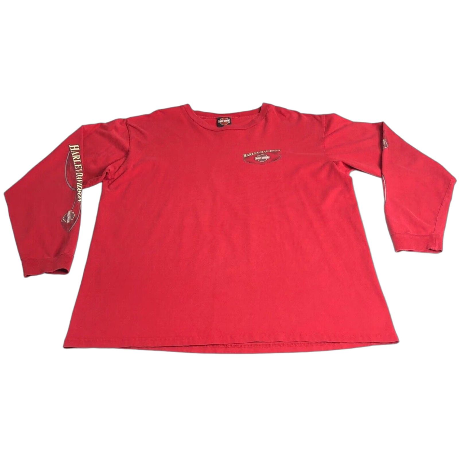 HARLEY-DAVIDSONレッドフレイム　ロンT HARLEY-DAVIDSONレッドフレイム　ロンT