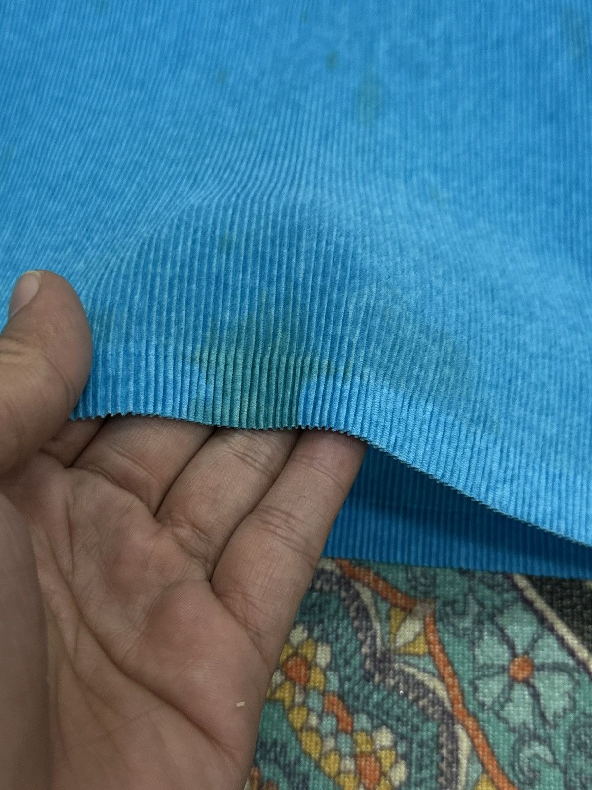 Pleats Please Issey Miyake Pleats Please Issey Miyake Neon Blue Polo Style Shirt Size US M / EU 48-50 / 2 - 5 Thumbnail
