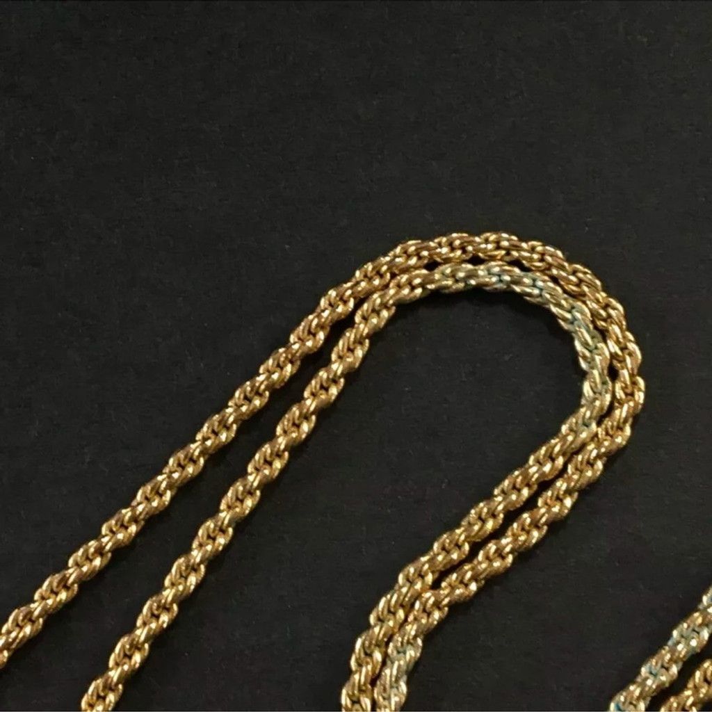 Dior Christian Dior gold perfume bottle necklace with Dior logo Size ONE SIZE - 5 Thumbnail
