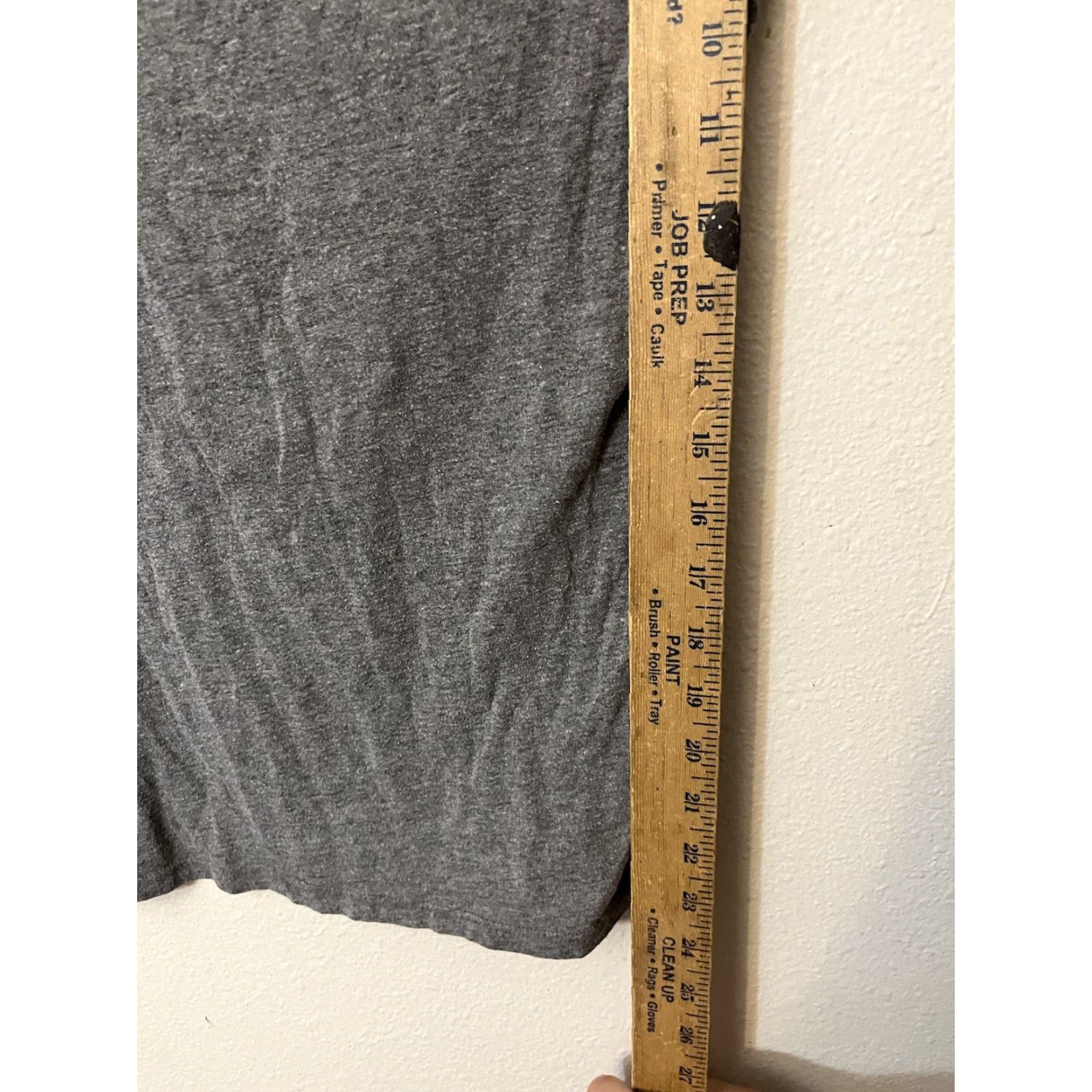 American Eagle Outfitters American Eagle Favorite T V-Neck Shirt Short Sleeve Gray Solid Sz XS Graphic Size XS / US 0-2 / IT 36-38 - 5 Thumbnail