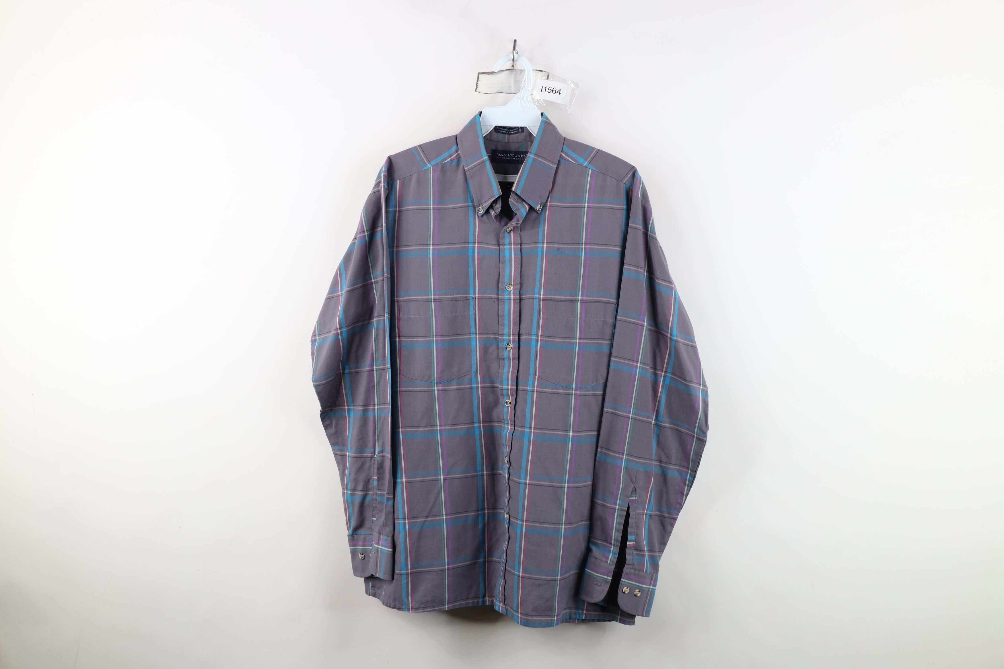 Vintage Vintage 80s 90s Streetwear Pocket Collared Button Down Shirt Size US M / EU 48-50 / 2 - 1 Thumbnail