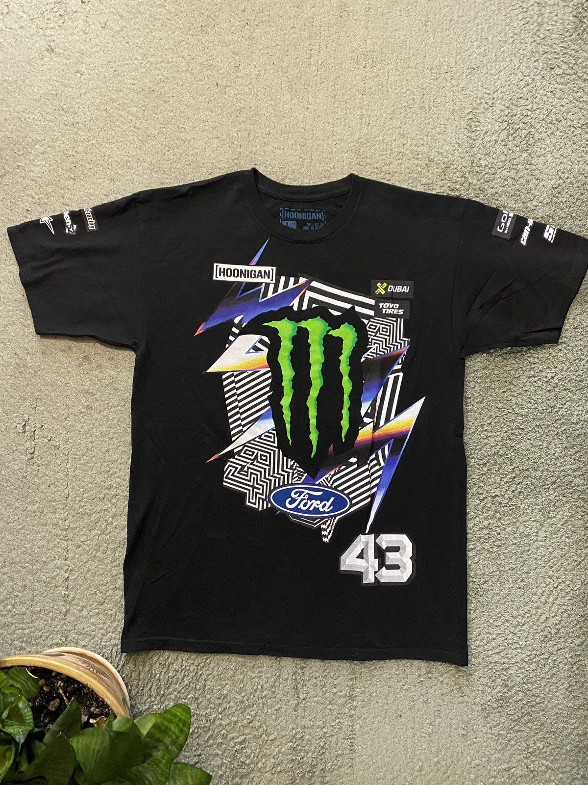 Ford Hoonigan #43 Ken Block Ford Monster Energy Racing Tee y2k | Grailed