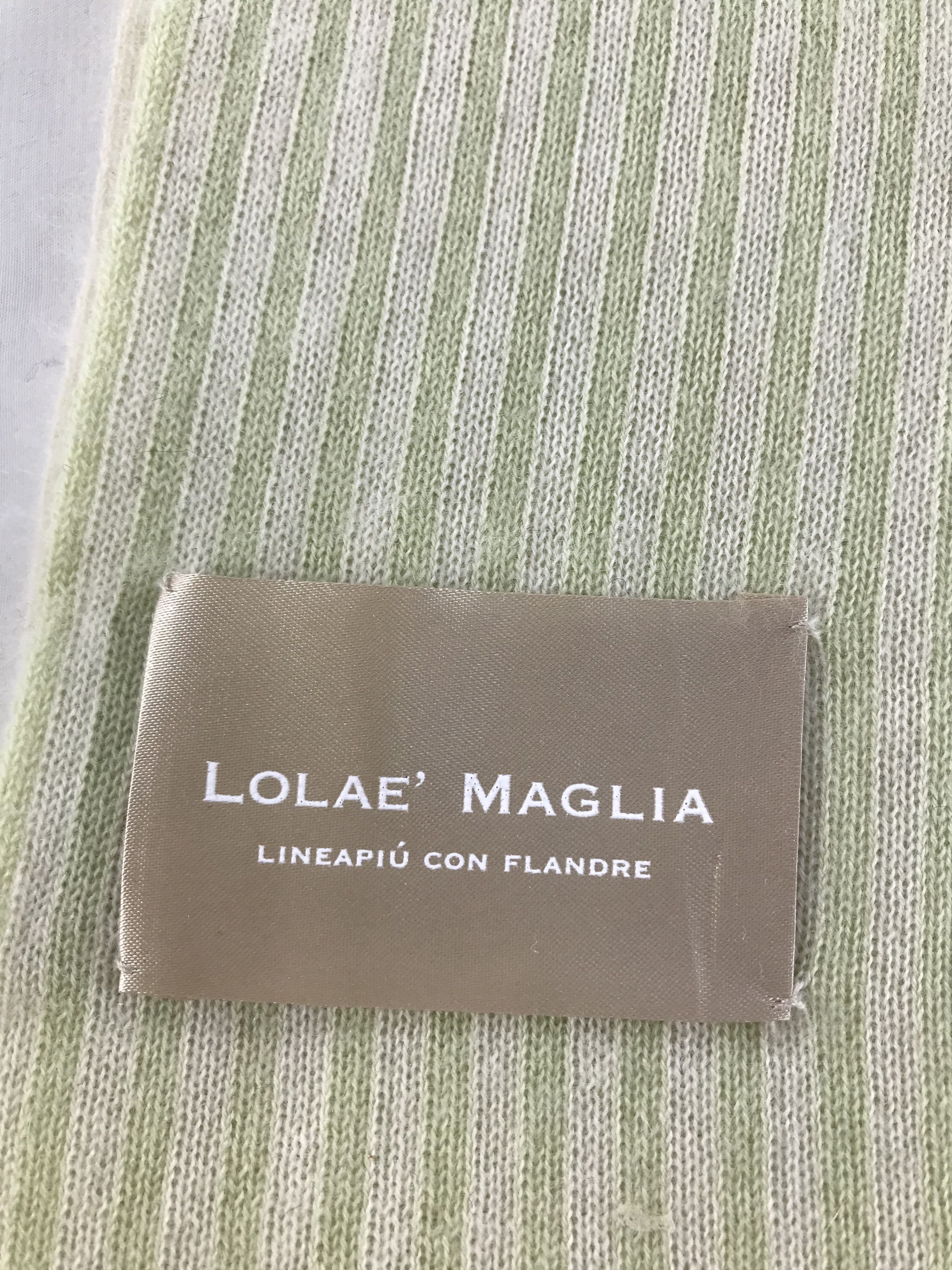 Japanese Brand Lolae' Maglia Wool Scarf Muffler V173 Size ONE SIZE - 4 Thumbnail