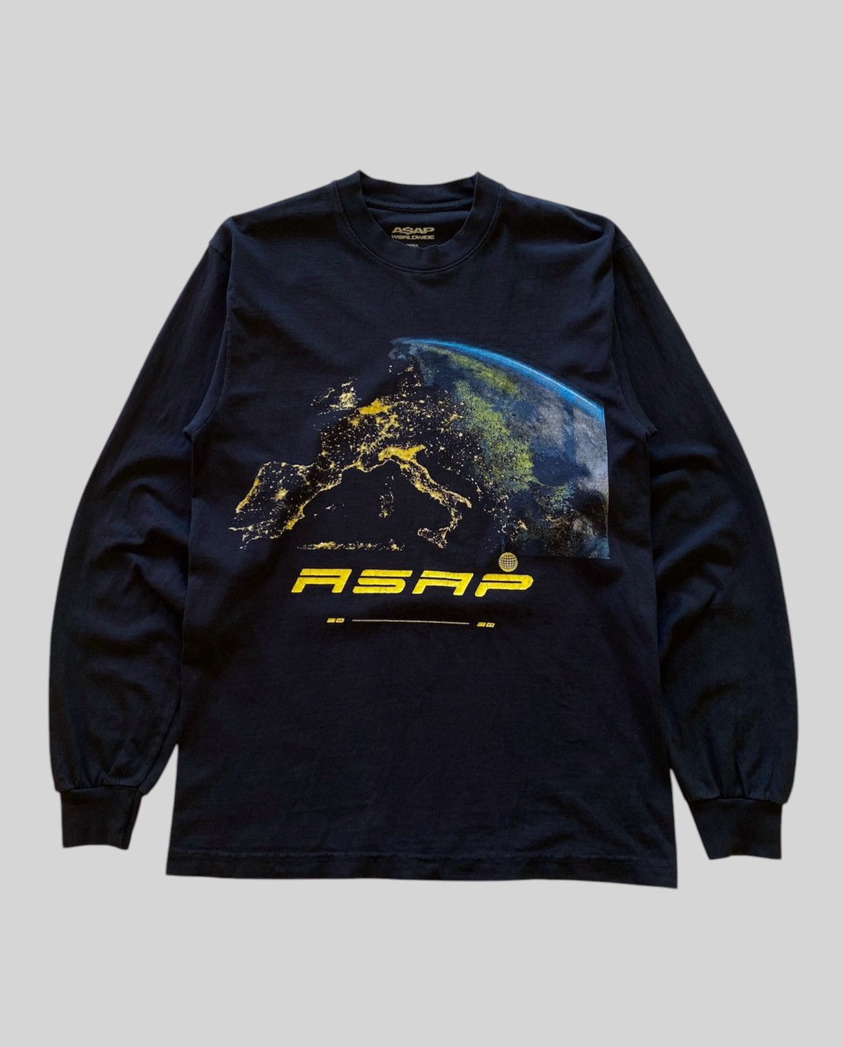 A$AP Rocky × Rap Tees × Vintage A$AP worldwide A$AP Yams LS Tshirt Size US S / EU 44-46 / 1 - 1 Thumbnail