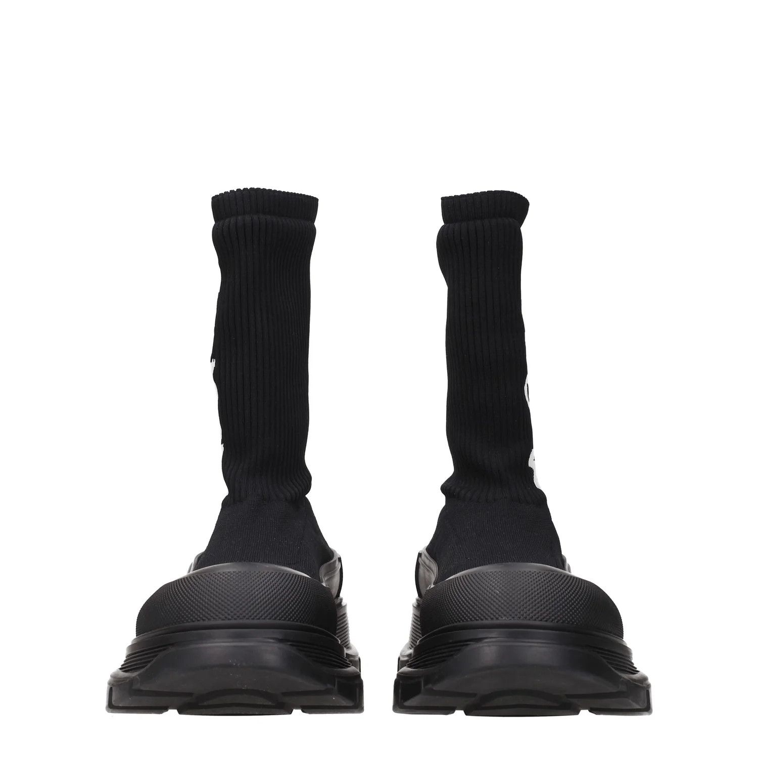 Alexander McQueen ob1o1e0225 Fabric Ankle Boots in Black Size US 11 / EU 44 - 3 Thumbnail