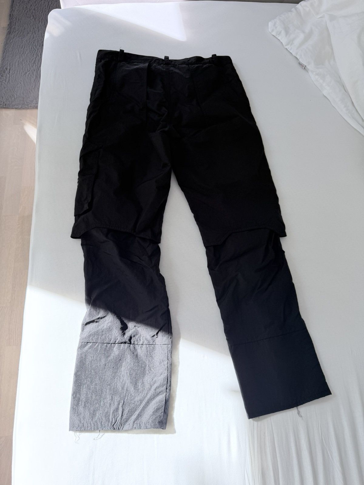 Heliot Emil Heliot Emil Black Technical Layered Trousers Size US 30 / EU 46 - 4 Thumbnail
