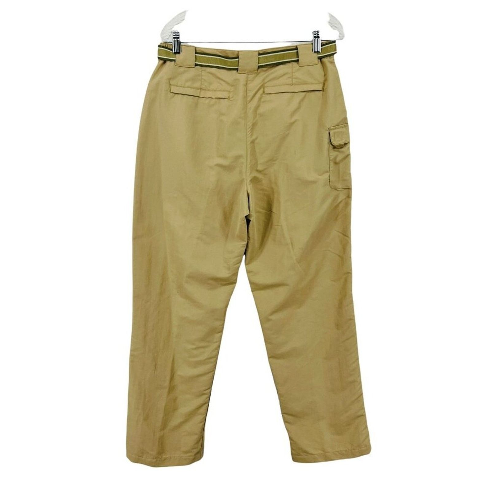 L.L. Bean LL Bean Nylon Dark Khaki Belted Pants Mens Size Medium Size US 32 / EU 48 - 8 Thumbnail