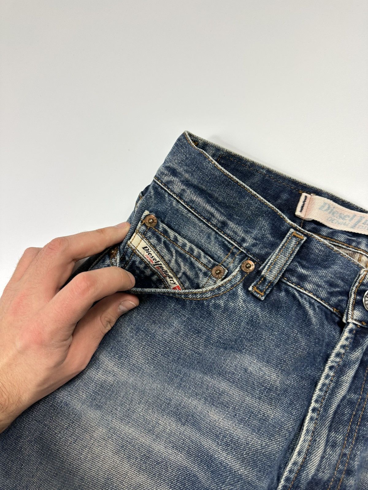 Diesel Diesel Dark Denim Jeans Men's 27 Size Made In Italy Size US 27 - 7 Thumbnail