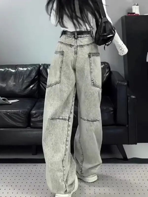 Japanese Brand × Jean Retro casual high street wide leg jeans Size US 32 / EU 48 - 2 Thumbnail