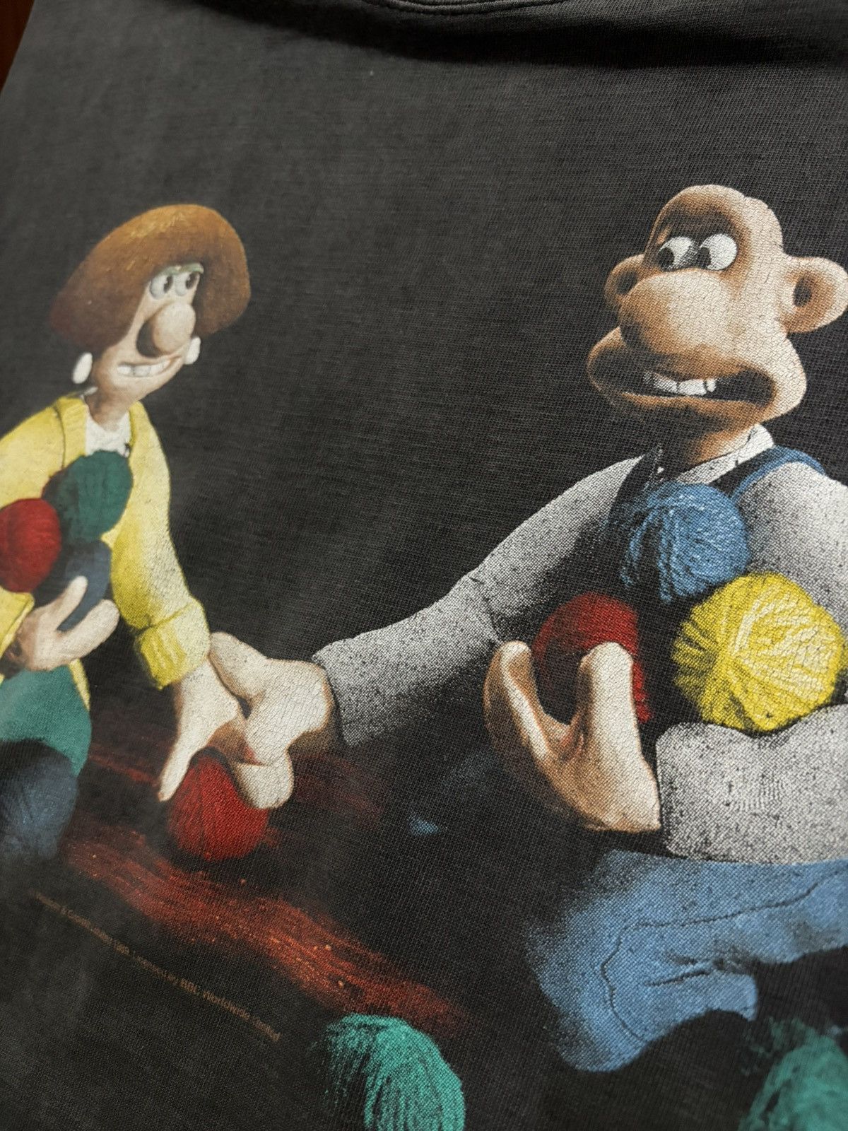 Cartoon Network Vintage 1989 Wallace and Gromit “Wendolene & Wallace” Size US L / EU 52-54 / 3 - 5 Thumbnail