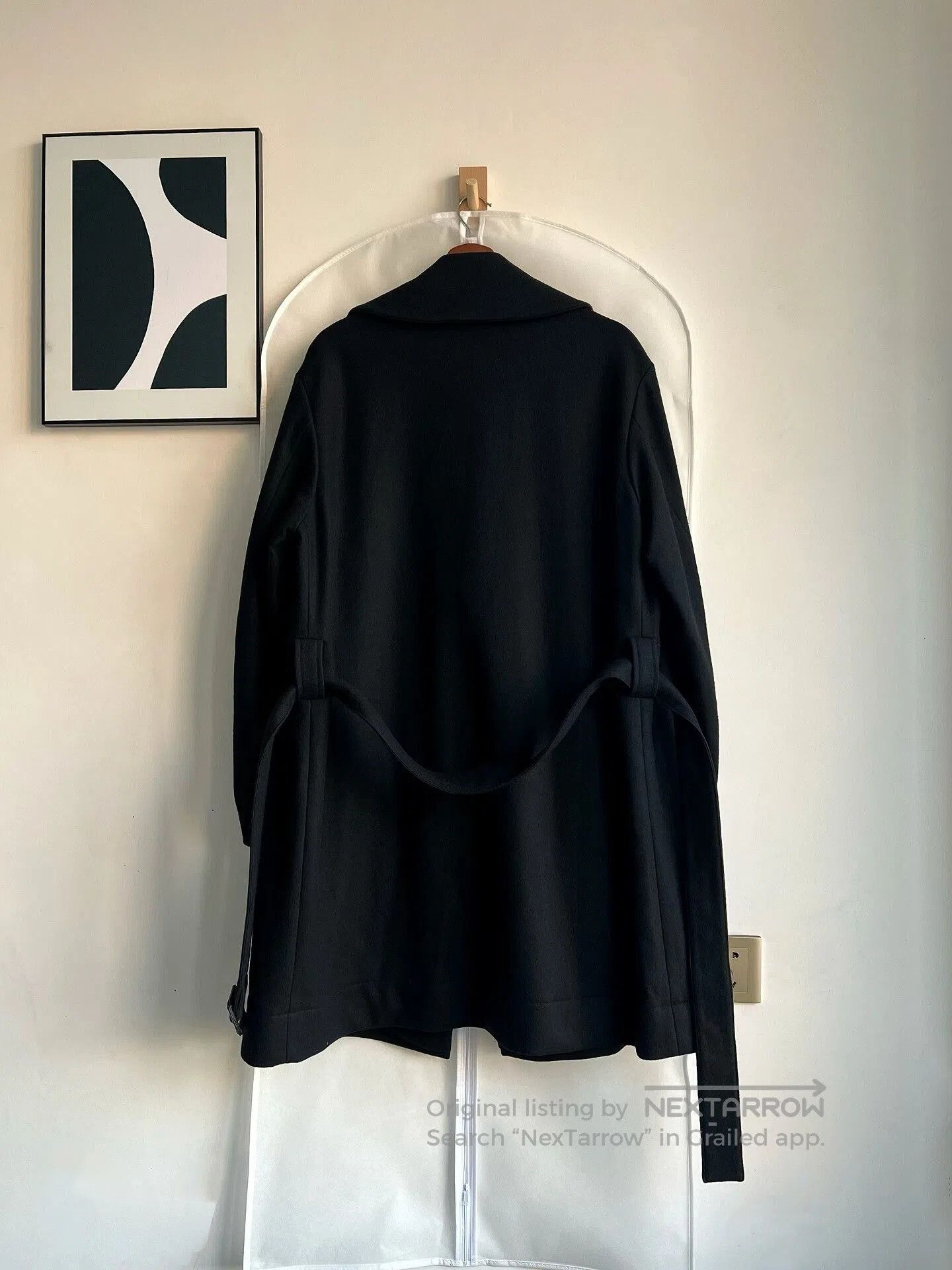 Yohji Yamamoto Yohji Yamamoto Oversized Black Coat. Size US S / EU 44-46 / 1 - 7 Thumbnail