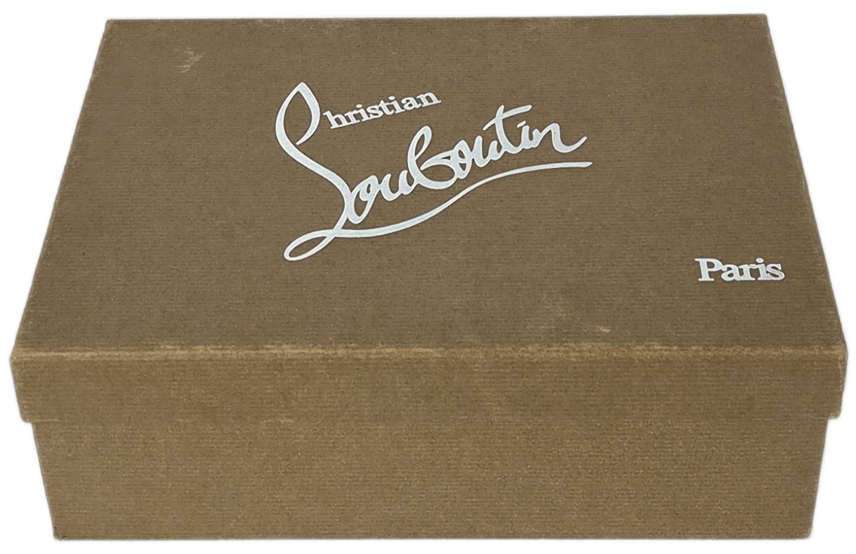 Christian Louboutin Rolling Spikes Flat Patent Calf/GG Flat loafers slip on Size US 6 / IT 36 - 7 Thumbnail