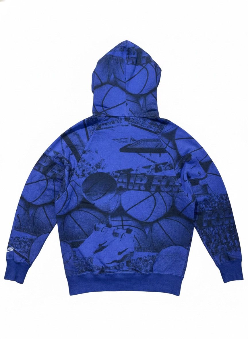Nike VTG 2012 Nike "Air Force" (AOP) Hoodie Purple/Black Size M Size US M / EU 48-50 / 2 - 2 Thumbnail