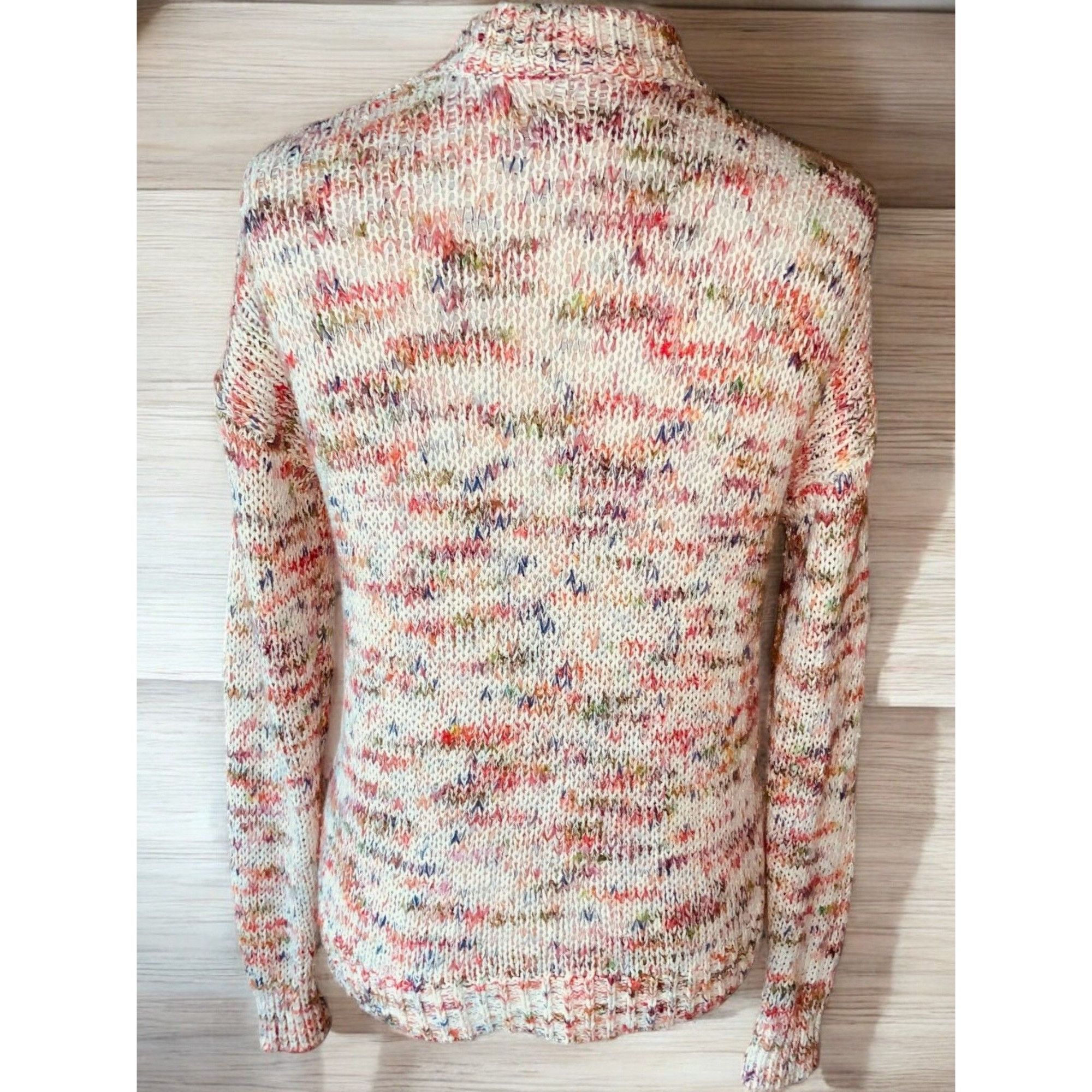 Ann Taylor Ann Taylor Loft Woman XS Multicolor Mingled Pattern Sweater Size XS / US 0-2 / IT 36-38 - 6 Thumbnail